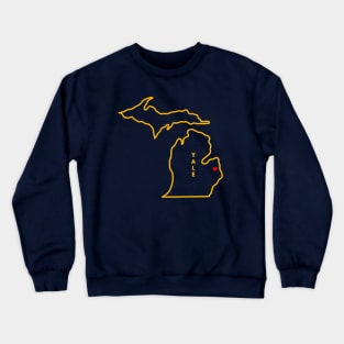 Yale MI Love (Yellow) Crewneck Sweatshirt